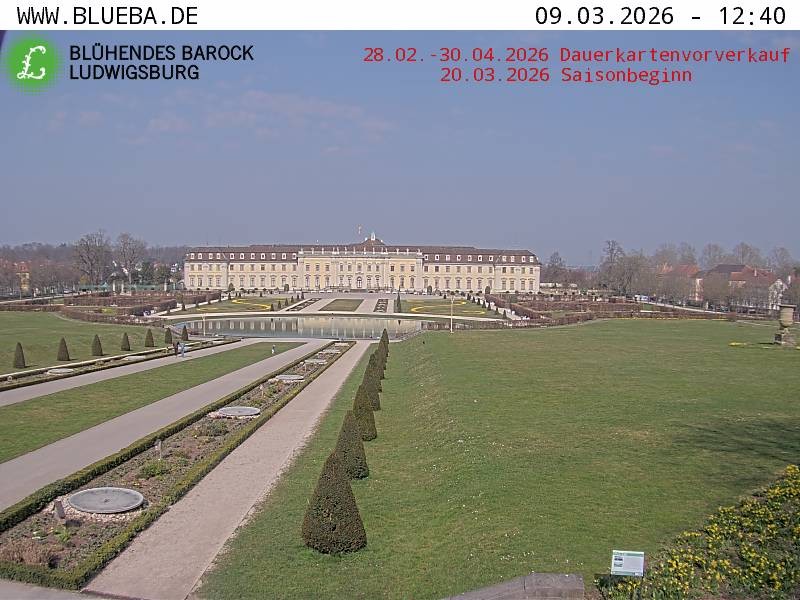 Archived image Webcam Ludwigsburg - Residential Palace