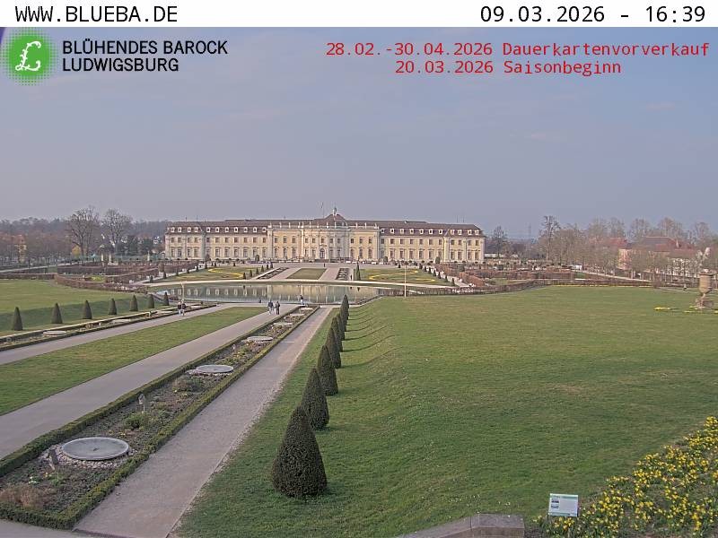 Archived image Webcam Ludwigsburg - Residential Palace