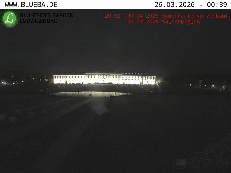 Archiv Foto Webcam Ludwigsburg - Residenzschloss