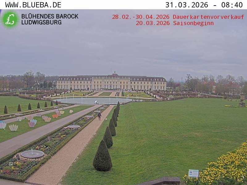 Archiv Foto Webcam Ludwigsburg - Residenzschloss