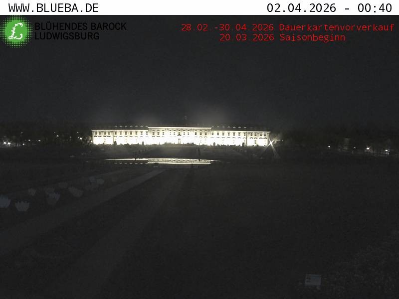 Archiv Foto Webcam Ludwigsburg - Residenzschloss
