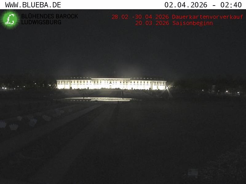 Archiv Foto Webcam Ludwigsburg - Residenzschloss