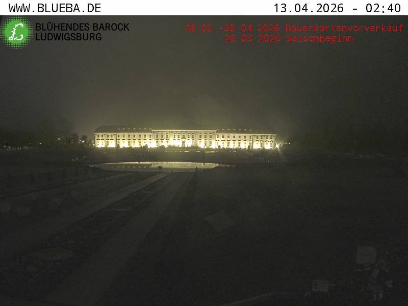 Archiv Foto Webcam Ludwigsburg - Residenzschloss