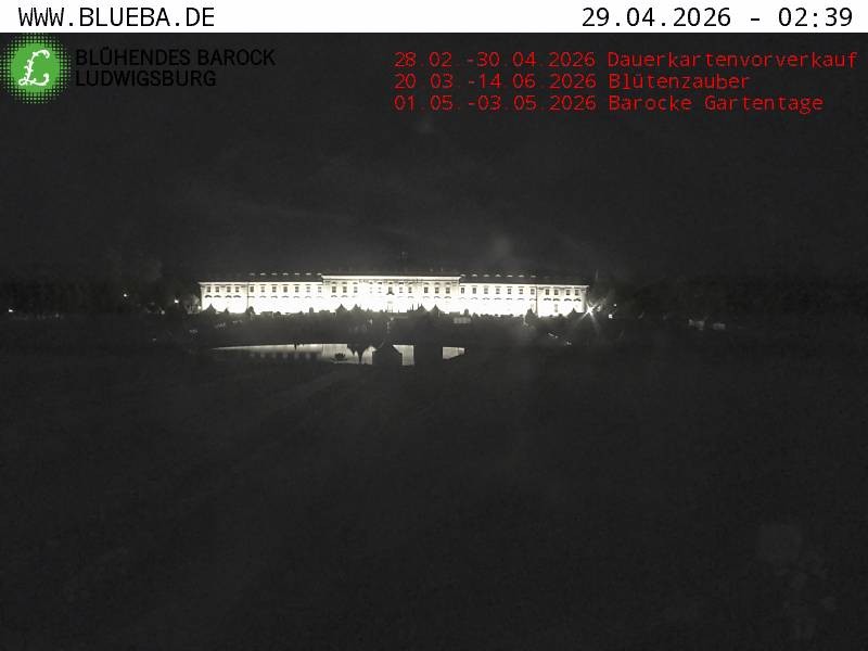 Archiv Foto Webcam Ludwigsburg - Residenzschloss