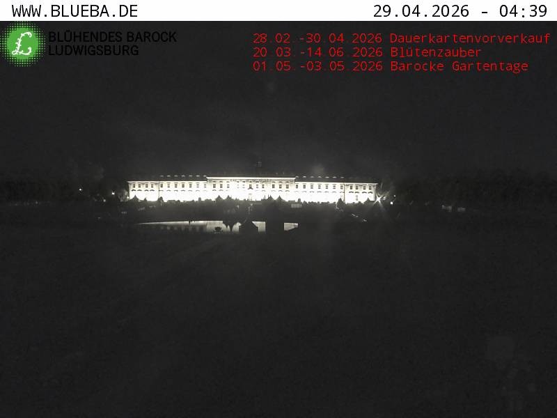 Archiv Foto Webcam Ludwigsburg - Residenzschloss
