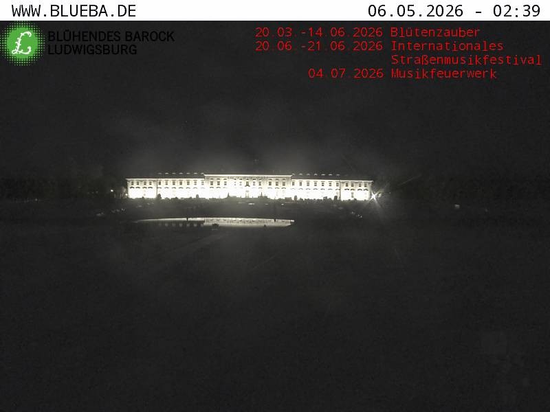 Archiv Foto Webcam Ludwigsburg - Residenzschloss