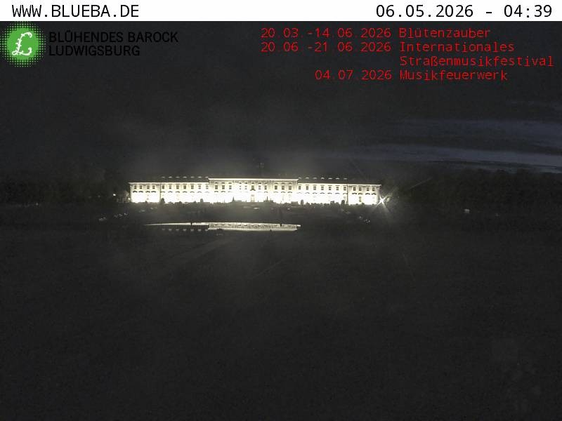 Archived image Webcam Ludwigsburg - Residential Palace