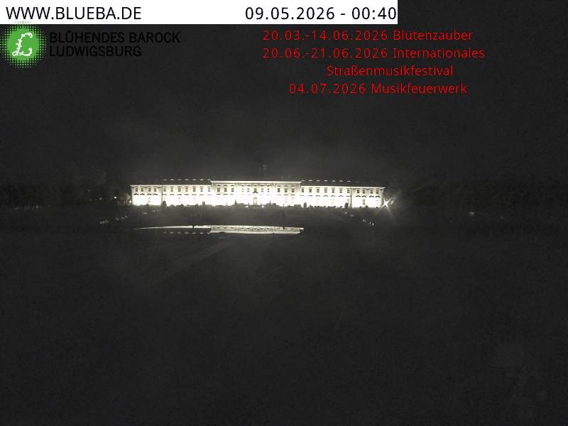 Archiv Foto Webcam Ludwigsburg - Residenzschloss