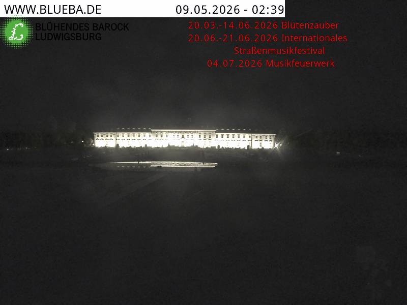 Archiv Foto Webcam Ludwigsburg - Residenzschloss