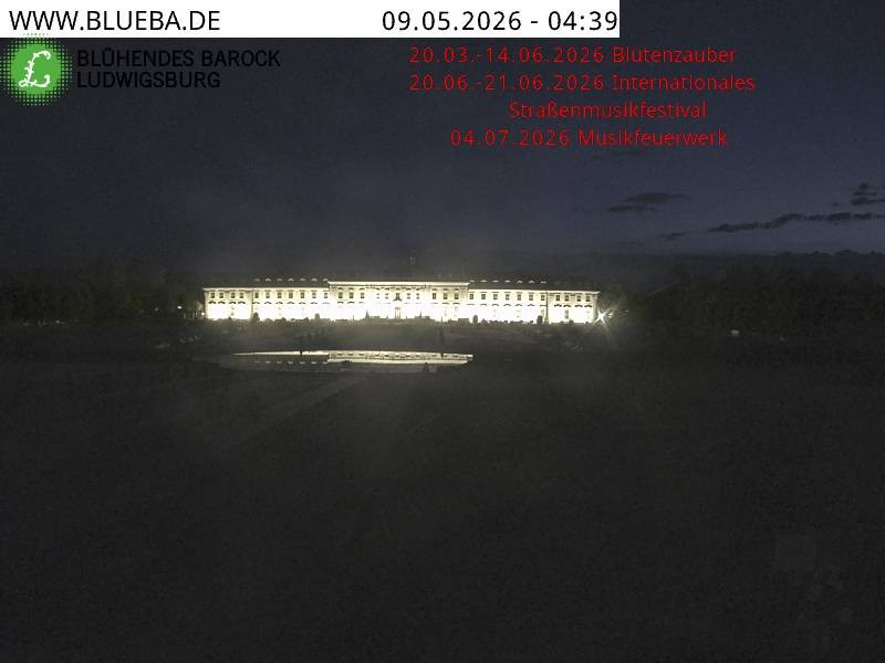 Archiv Foto Webcam Ludwigsburg - Residenzschloss