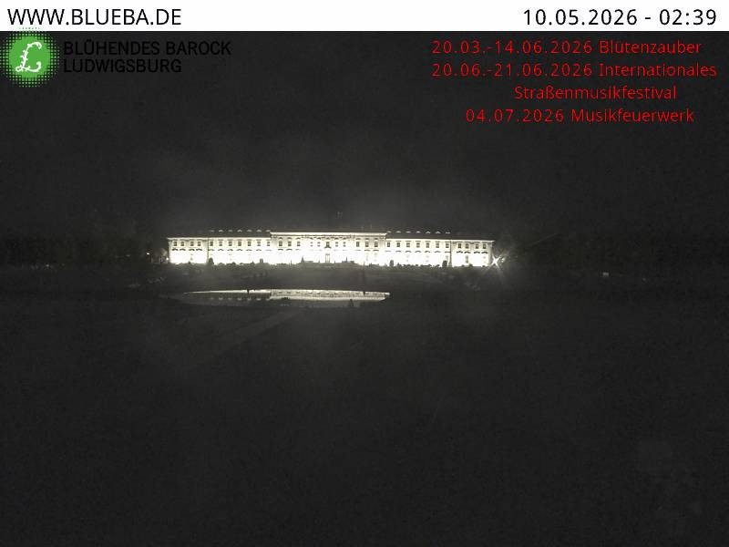 Archiv Foto Webcam Ludwigsburg - Residenzschloss