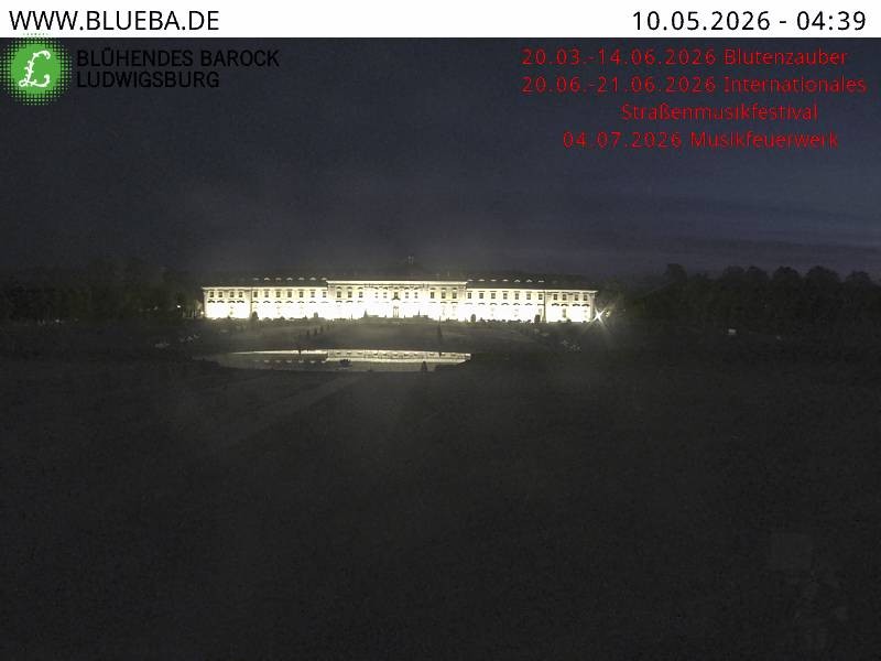 Archiv Foto Webcam Ludwigsburg - Residenzschloss