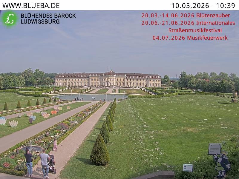 Archiv Foto Webcam Ludwigsburg - Residenzschloss