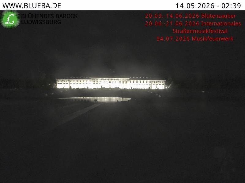 Archiv Foto Webcam Ludwigsburg - Residenzschloss