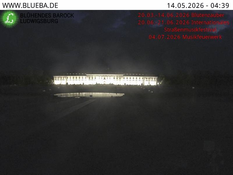 Archiv Foto Webcam Ludwigsburg - Residenzschloss