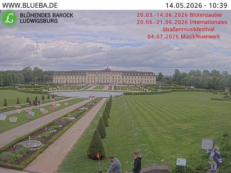 Archiv Foto Webcam Ludwigsburg - Residenzschloss