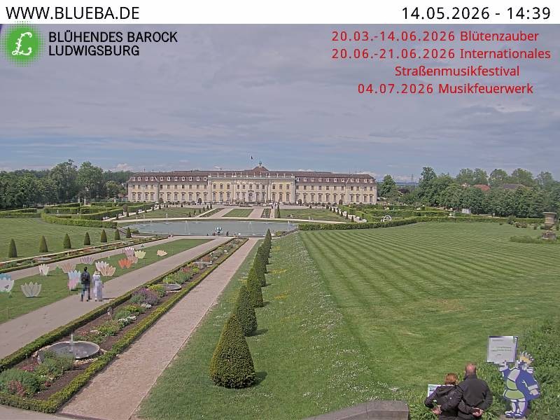 Archiv Foto Webcam Ludwigsburg - Residenzschloss