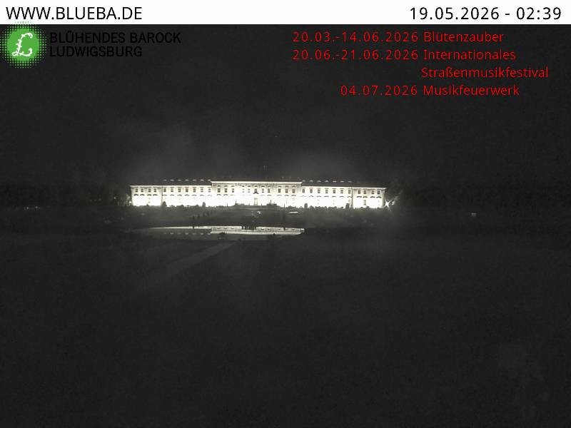 Archiv Foto Webcam Ludwigsburg - Residenzschloss
