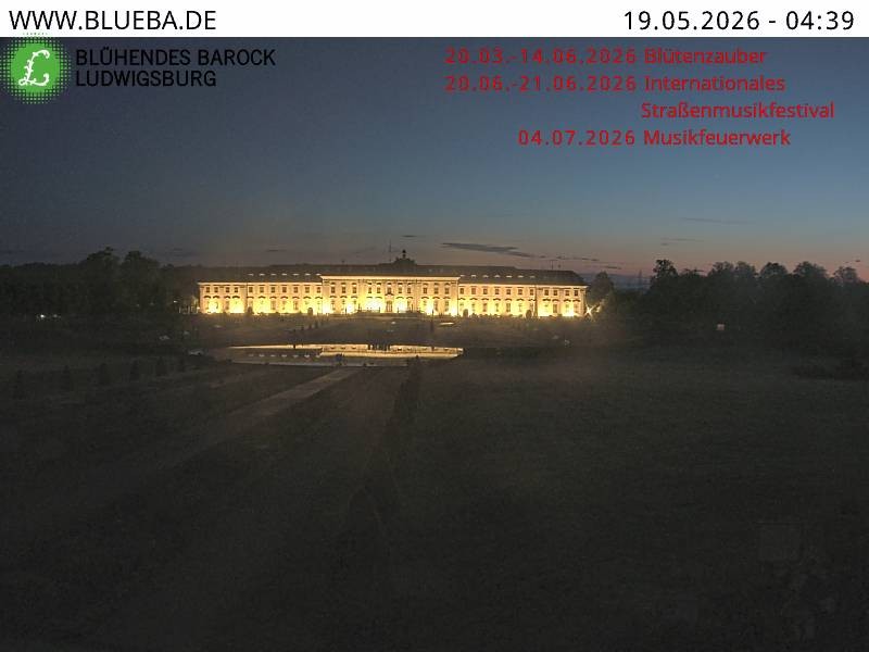 Archived image Webcam Ludwigsburg - Residential Palace