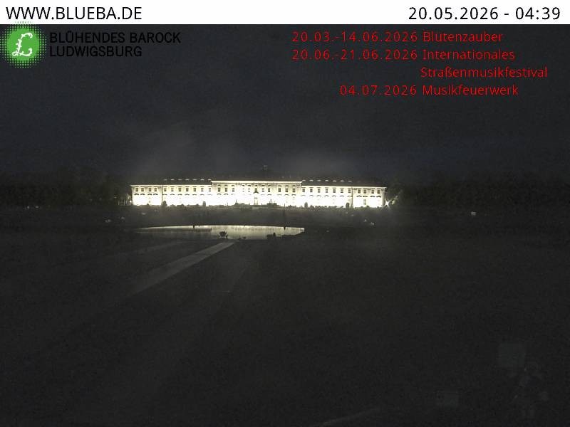 Archiv Foto Webcam Ludwigsburg - Residenzschloss