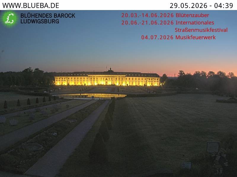 Archiv Foto Webcam Ludwigsburg - Residenzschloss