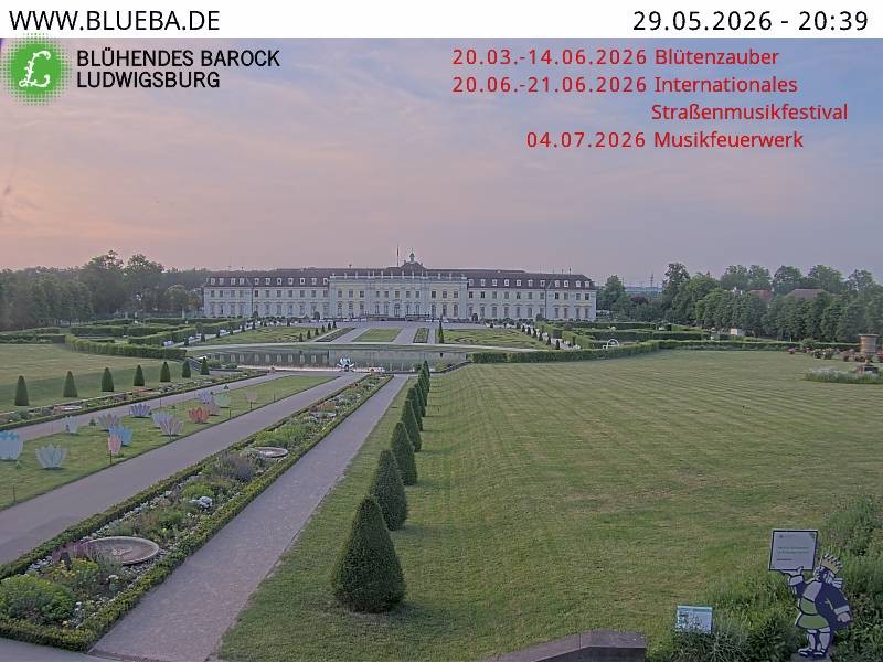 Archiv Foto Webcam Ludwigsburg - Residenzschloss