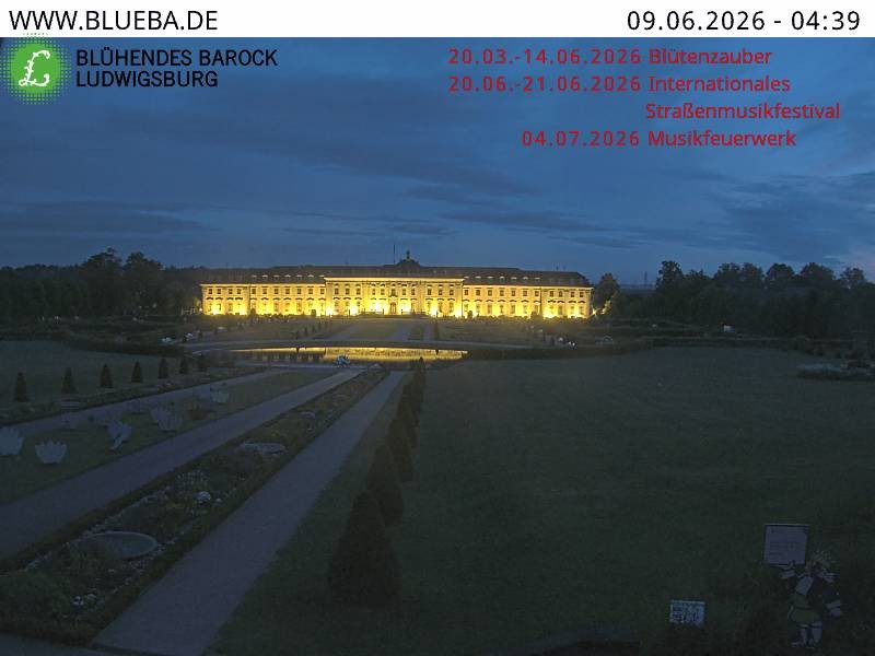 Archiv Foto Webcam Ludwigsburg - Residenzschloss