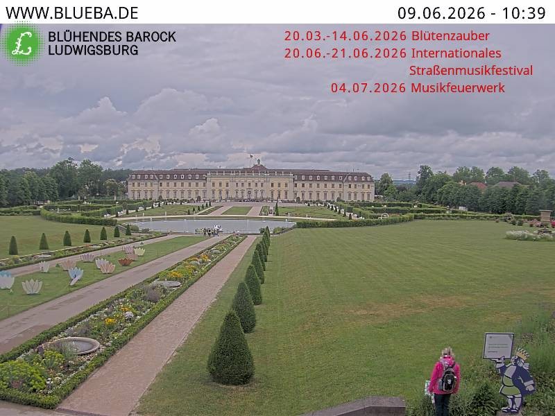 Archiv Foto Webcam Ludwigsburg - Residenzschloss