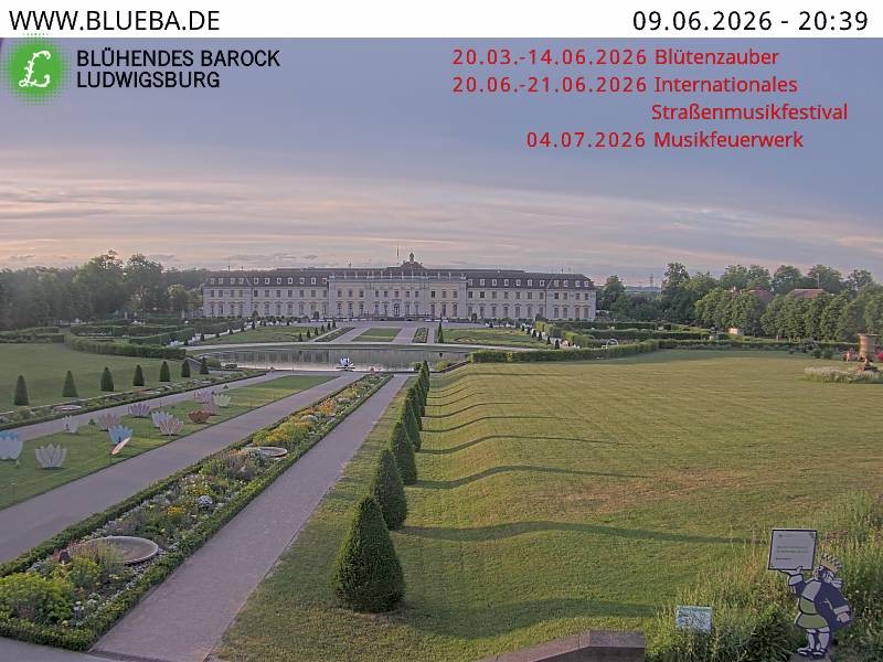 Archiv Foto Webcam Ludwigsburg - Residenzschloss