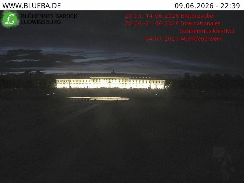 Archiv Foto Webcam Ludwigsburg - Residenzschloss