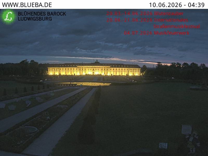 Archiv Foto Webcam Ludwigsburg - Residenzschloss