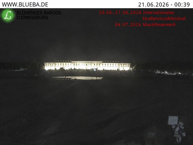 Archiv Foto Webcam Ludwigsburg - Residenzschloss