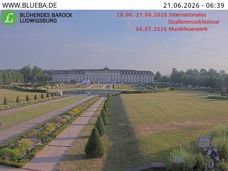 Archiv Foto Webcam Ludwigsburg - Residenzschloss