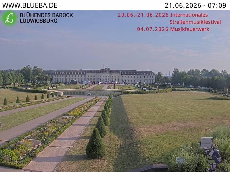 Archiv Foto Webcam Ludwigsburg - Residenzschloss