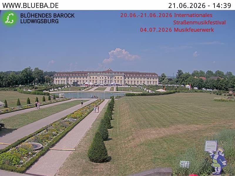 Archived image Webcam Ludwigsburg - Residential Palace