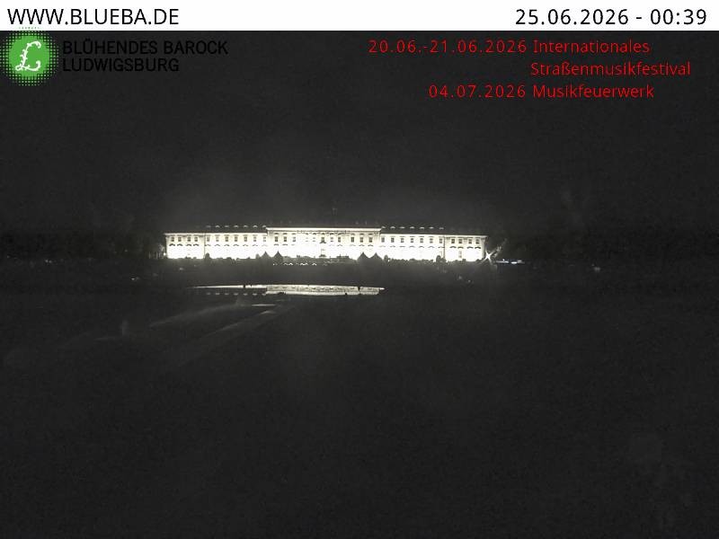 Archiv Foto Webcam Ludwigsburg - Residenzschloss