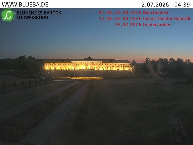 Archived image Webcam Ludwigsburg - Residential Palace