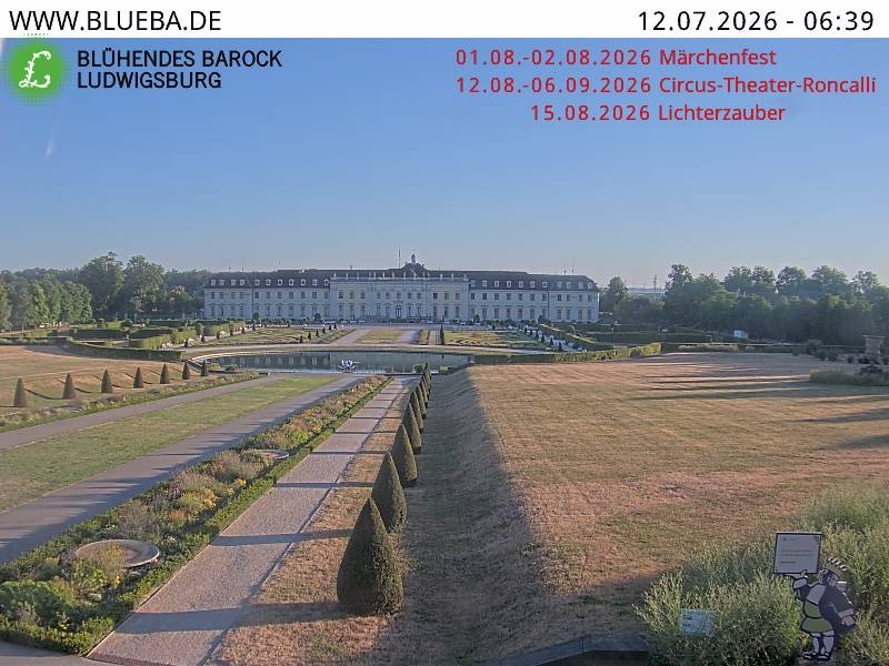 Archived image Webcam Ludwigsburg - Residential Palace