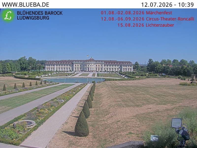 Archived image Webcam Ludwigsburg - Residential Palace