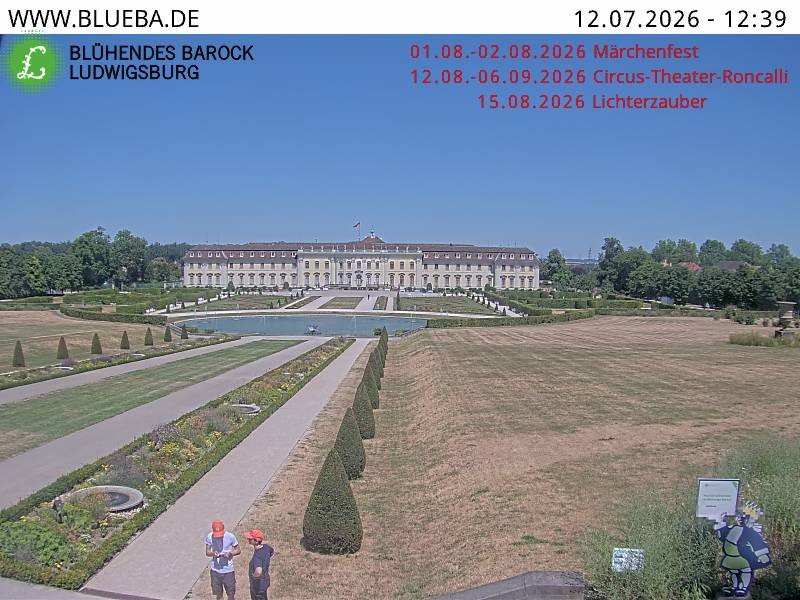 Archived image Webcam Ludwigsburg - Residential Palace