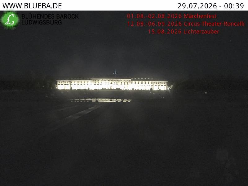 Archiv Foto Webcam Ludwigsburg - Residenzschloss