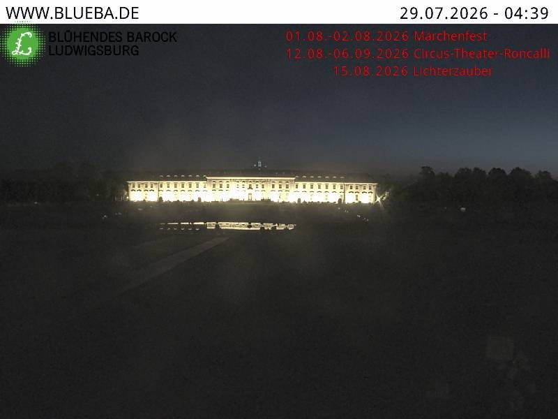Archiv Foto Webcam Ludwigsburg - Residenzschloss