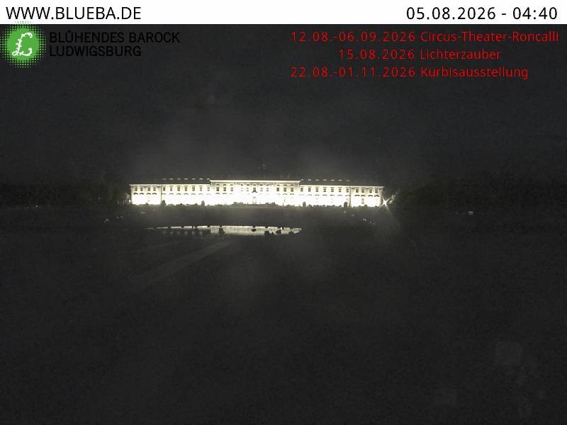 Archiv Foto Webcam Ludwigsburg - Residenzschloss