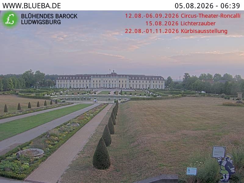 Archiv Foto Webcam Ludwigsburg - Residenzschloss