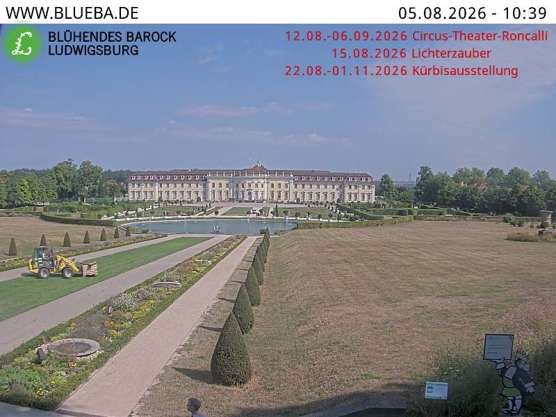 Archiv Foto Webcam Ludwigsburg - Residenzschloss