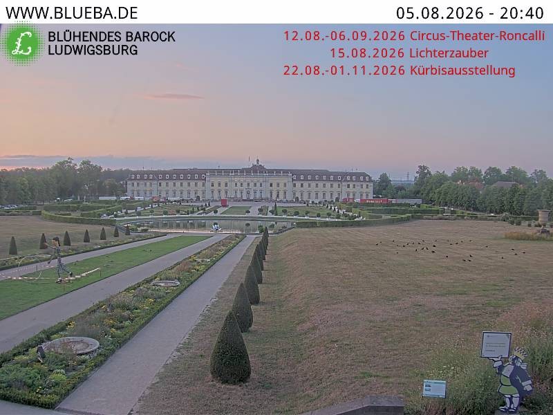 Archiv Foto Webcam Ludwigsburg - Residenzschloss