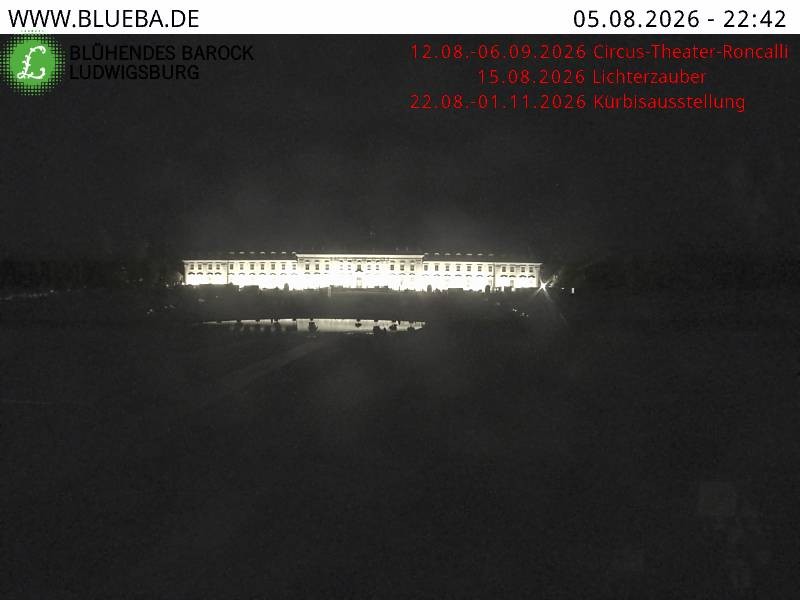 Archiv Foto Webcam Ludwigsburg - Residenzschloss