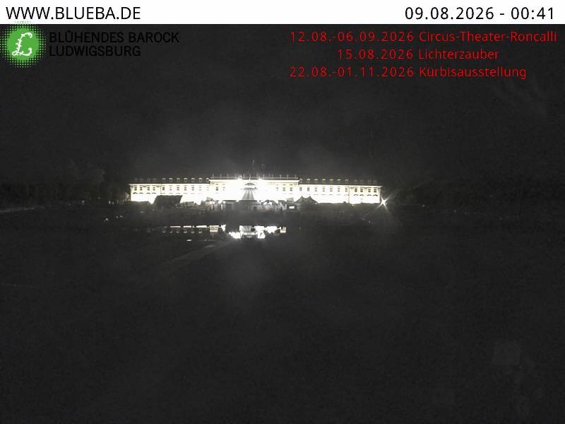 Archiv Foto Webcam Ludwigsburg - Residenzschloss