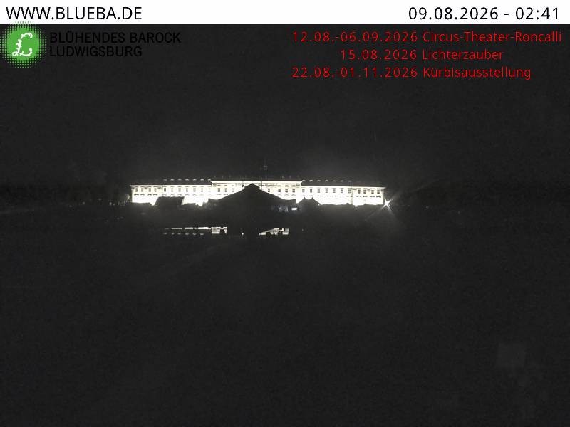 Archiv Foto Webcam Ludwigsburg - Residenzschloss
