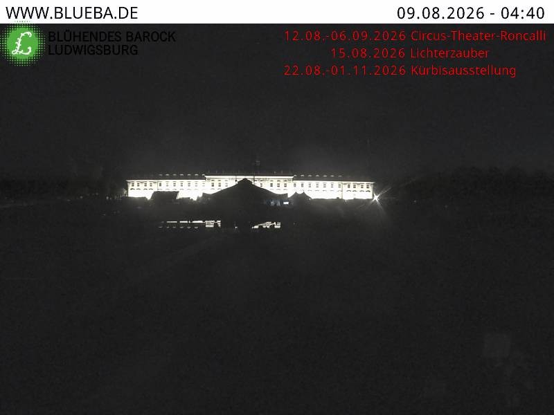 Archiv Foto Webcam Ludwigsburg - Residenzschloss